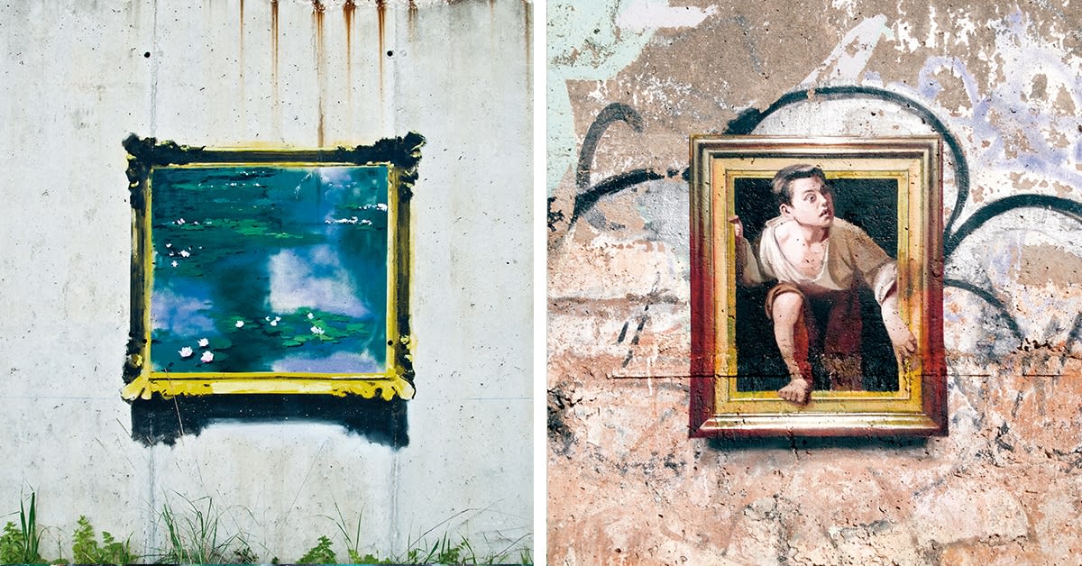 Artist Uses Graffiti to Bring Fine Art Paintings from Museums to the Streets
