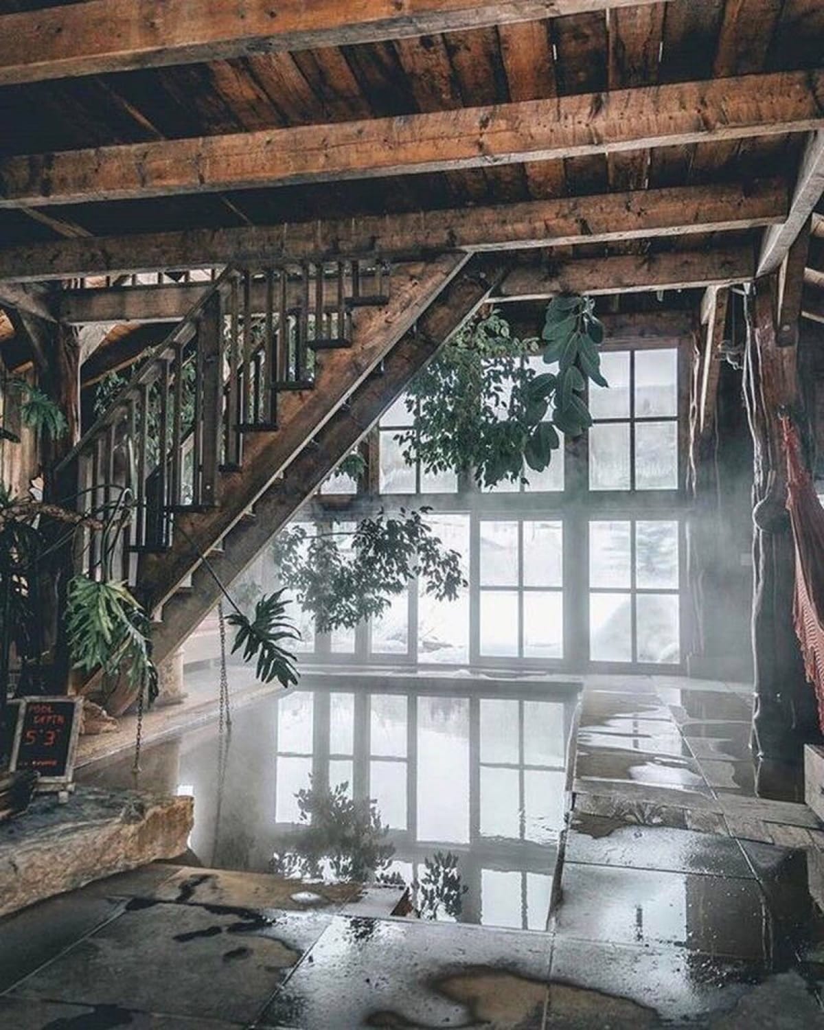 This Indoor Natural Hot Spring