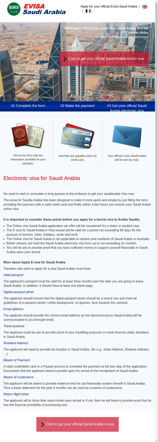 EVisa Saudi Arabia Official - Get your e-Visa Online - Saudi Arabia Visa