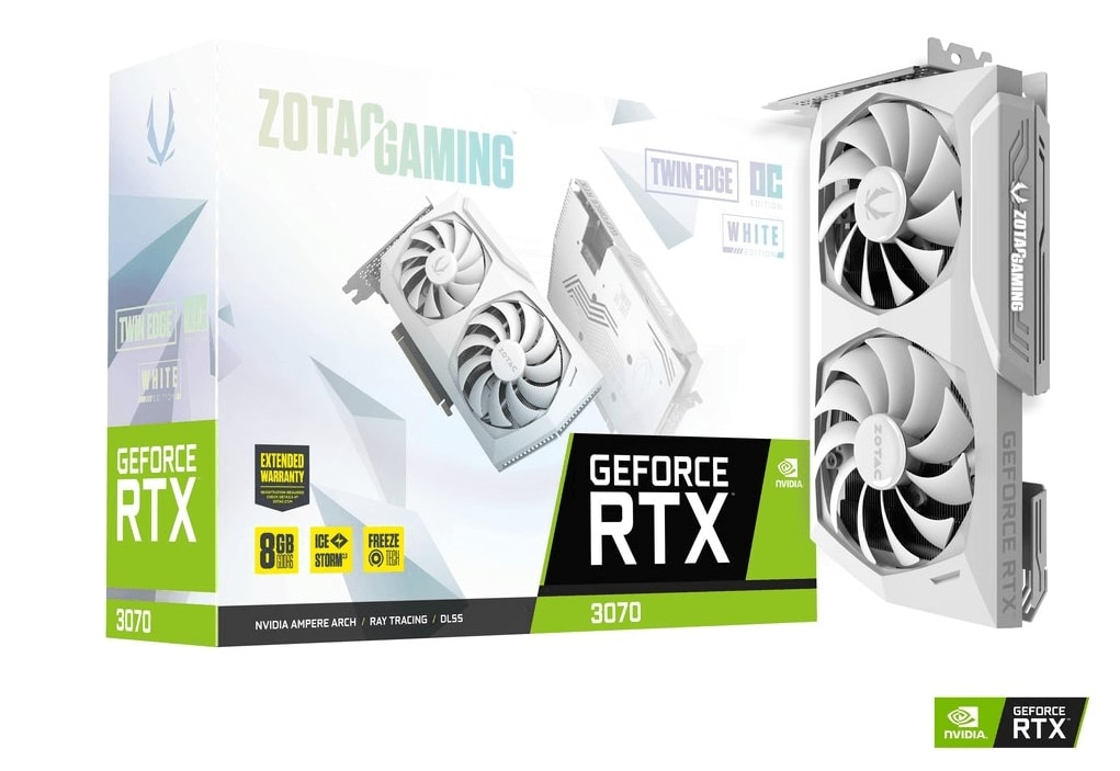ZOTAC RTX 3070 Twin EdgeWhite Edition Is Coming For Gaming Fun