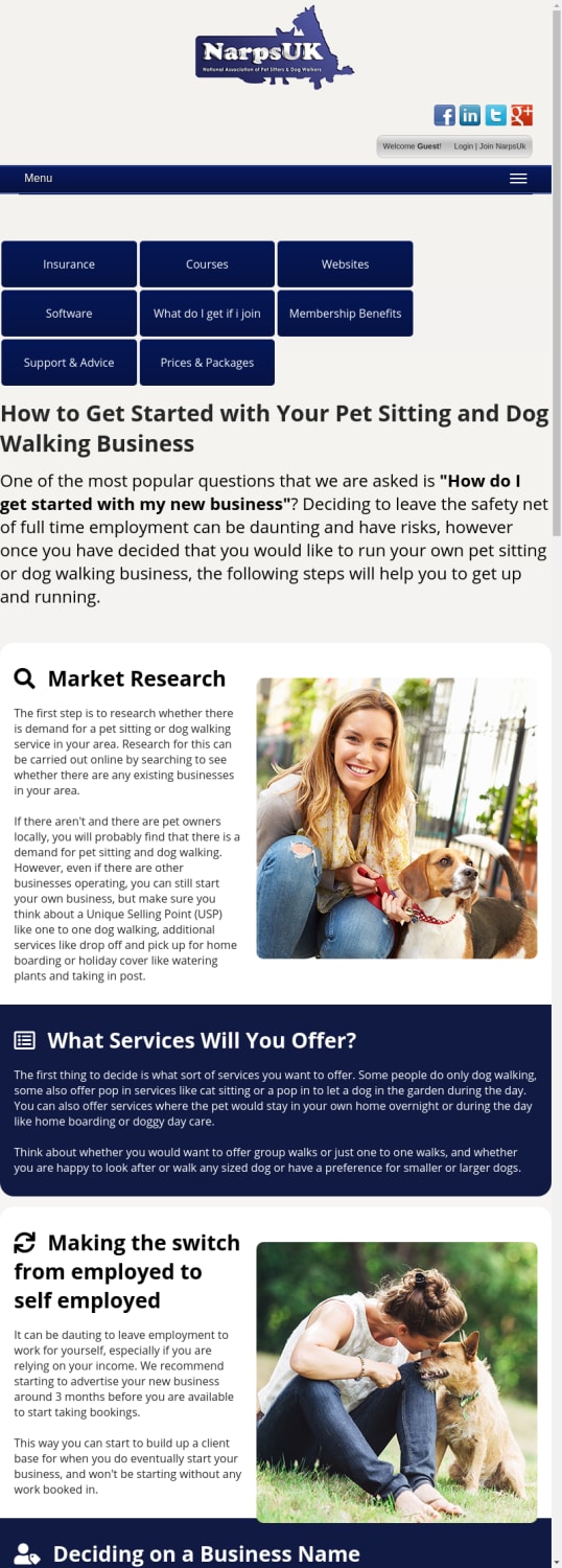 Get Assistance to Start Pet Sitting Business & Dog Walking Business