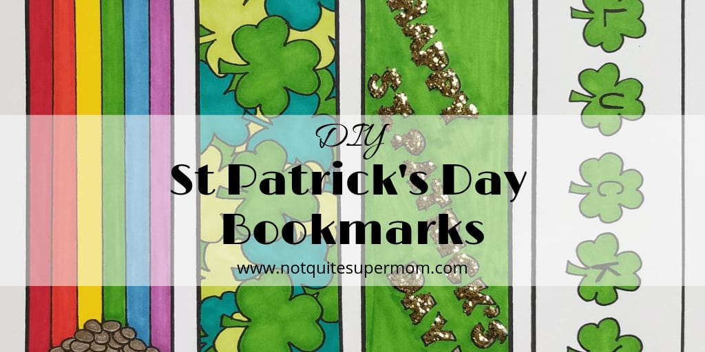 DIY St Patrick's Day Bookmarks