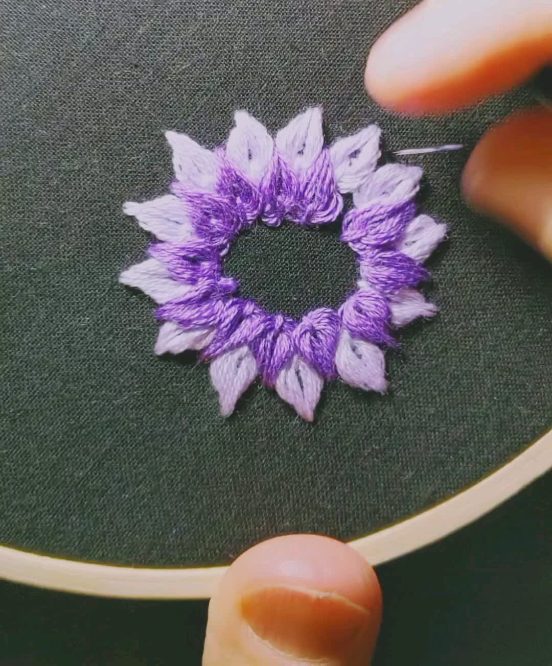 Embroidery timelapse!