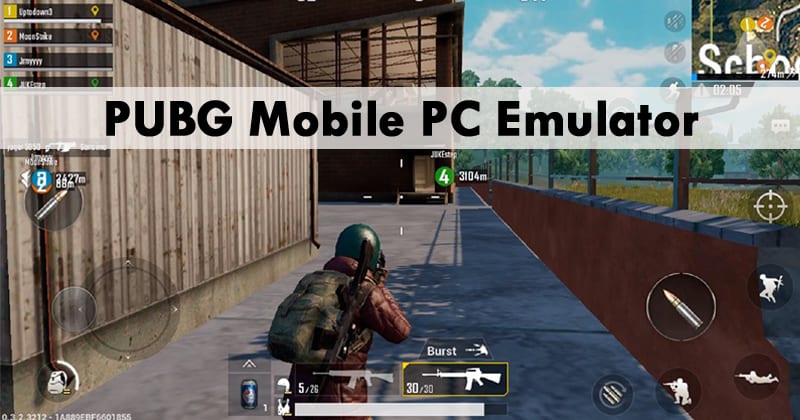 PUBG Mobile Emulator Game Free Download 2019