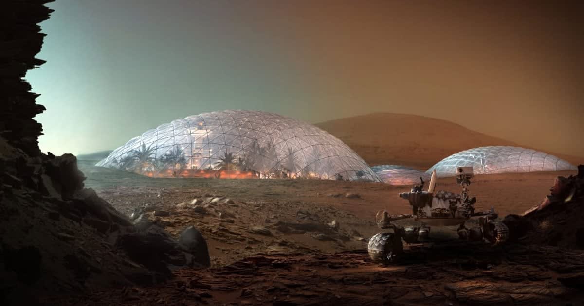 This Plan For a Martian City Under a Dome is Breathtaking