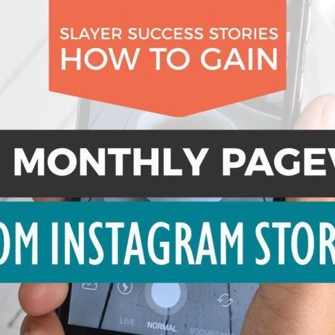 How This Blogger Generates 10,000 Pageviews a Month from Instagram Stories