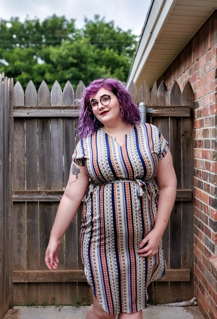 Boho Striped Dress - The Brock Blog