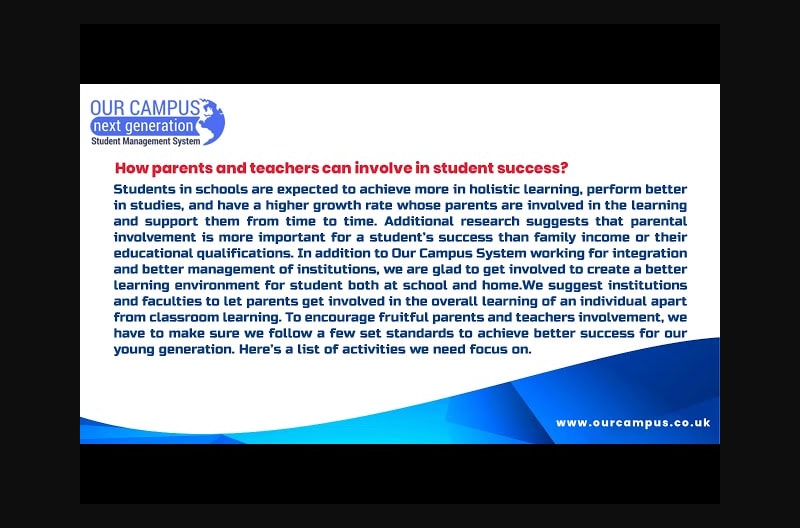 Why Parent & Teachers Engagement is Important to Student Success