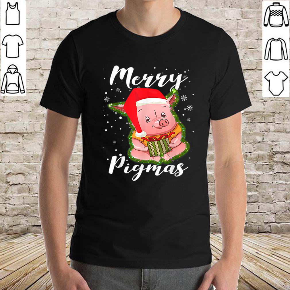 Premium Merry Pigmas tee Cool Pig Christmas Tree Xmas for Pig Lovers shirt