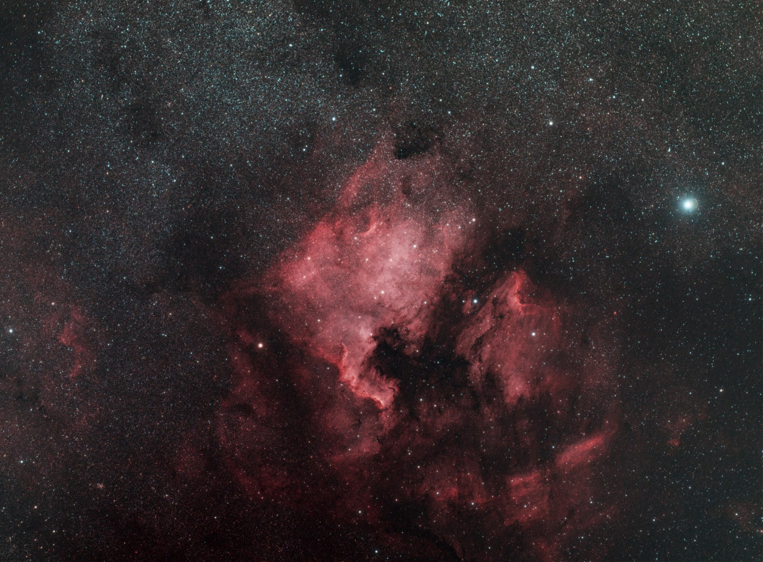NGC 7000 / IC5070 - North America & Pelican Nebulae