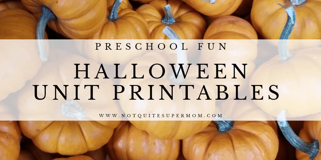 Halloween Preschool Unit