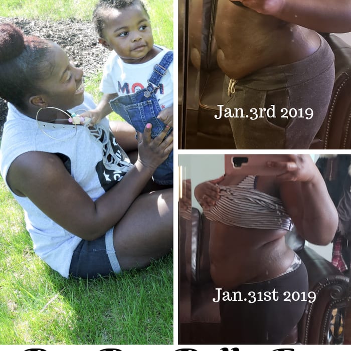 Bye Bye Belly Fat for Moms: Month 1 Update