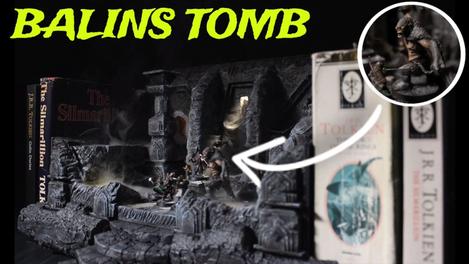 I made a miniature set for Balins Tomb from the Lord Of The Rings and recreated the Cave Troll fight scene in miniature. Such a fun project. I will leave a link in the comments for anyone who would like to see how i build it from scratch. Please check it out, thank you