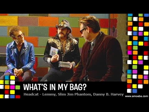 HeadCat (Lemmy, Slim Jim Phantom & Danny B. Harvey) - What's In My Bag?