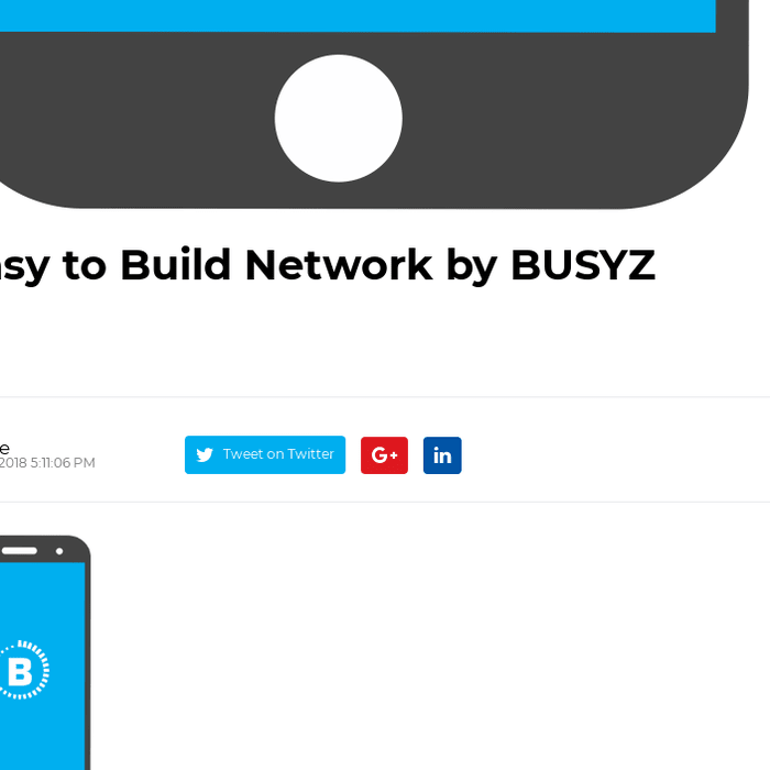 Easy to Build Network by BUSYZ