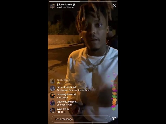 Juice WRLD & Polo G run from cops after shooting paintguns