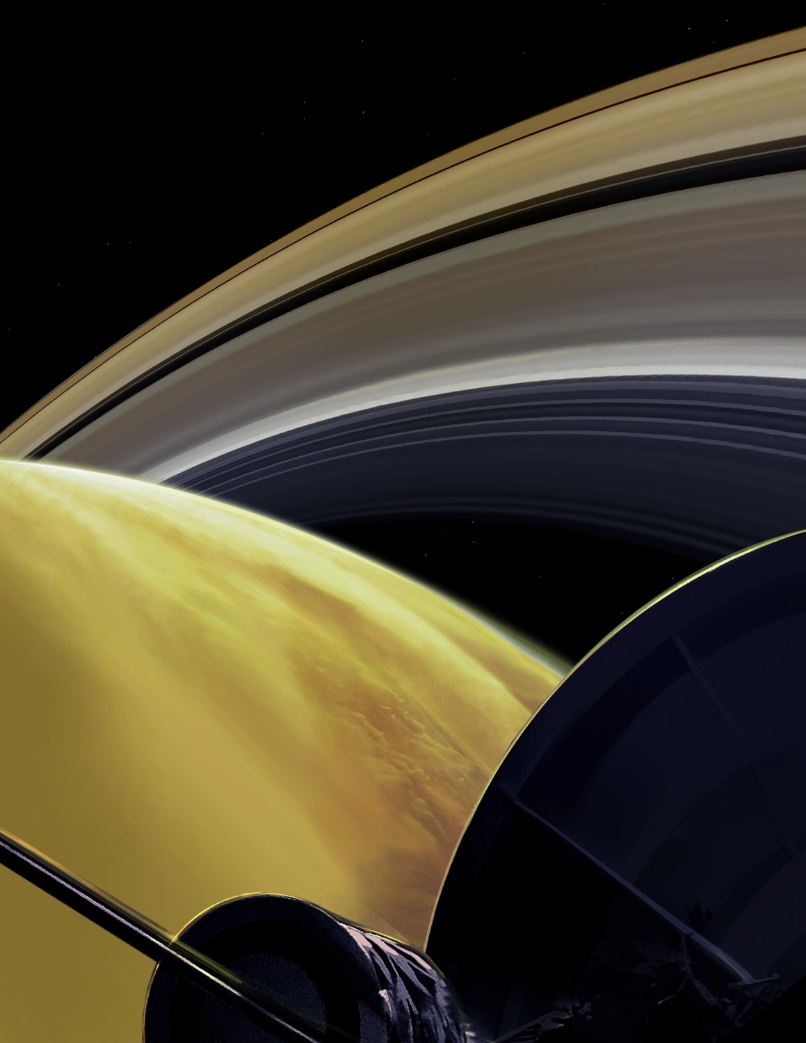 Grand Finale: One of Cassini's Last Dives