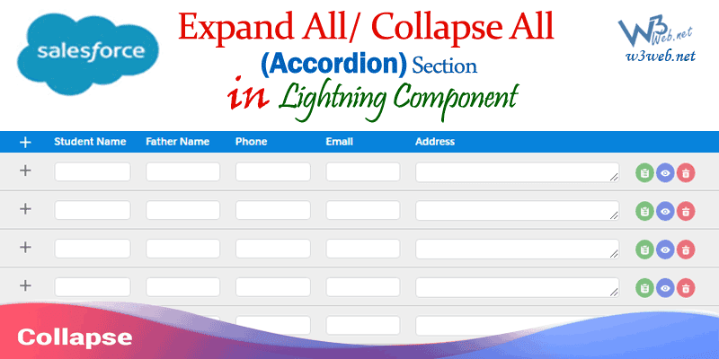 Create custom expand all/ collapse all for accordion section rows table based in lightning component