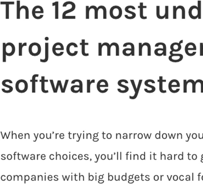 Software For Projects - Every task & project management software tool in one place