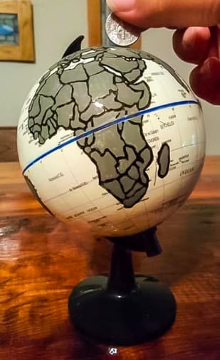 DIY Scratch-Off Globe - Instructions With Photos