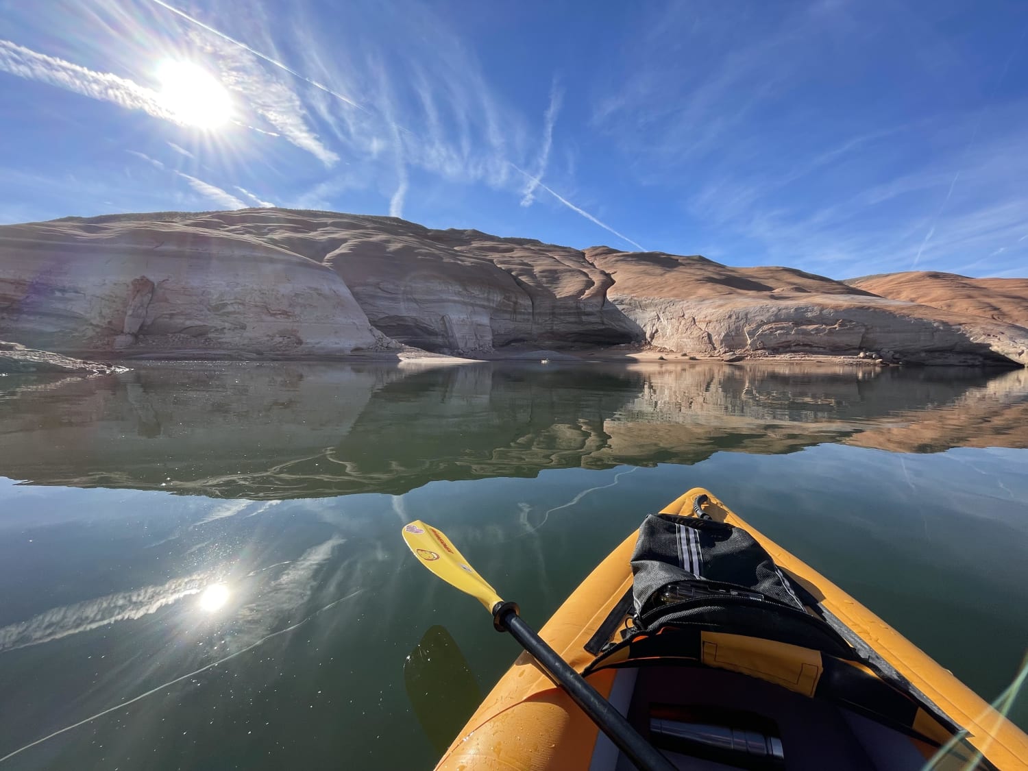 Lake Powell, UT in January. We had the place to ourselves.