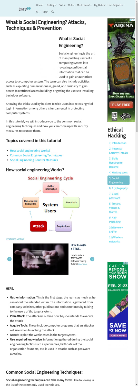 What is Social Engineering? Attacks, Techniques & Prevention