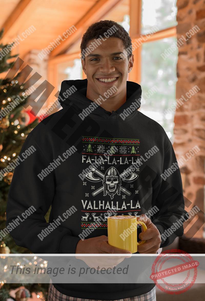 [Great] Fa la la la valhalla ugly Christmas shirt, hoodie, tank top