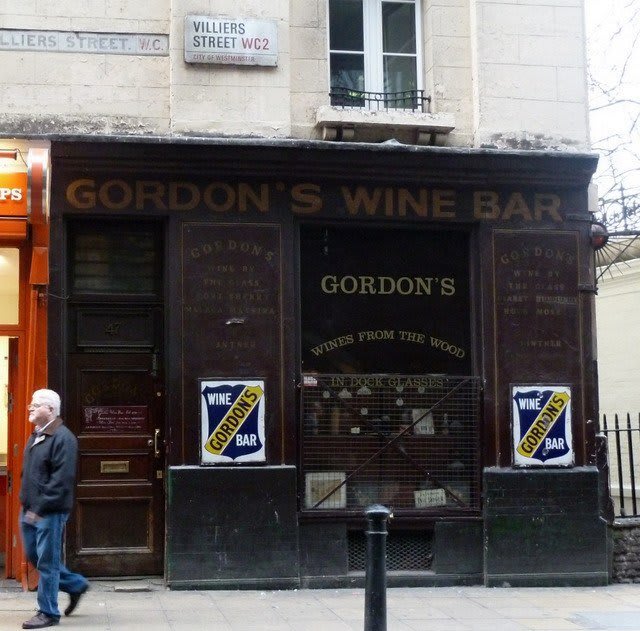 Gordon's - the Oldest Wine Bar in London