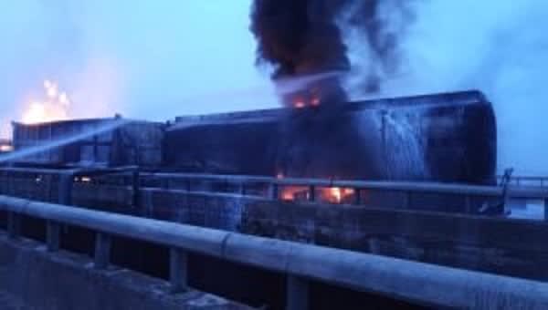 Kara Bridge Explosion video, 4 persons early hours of Sunday feared dead