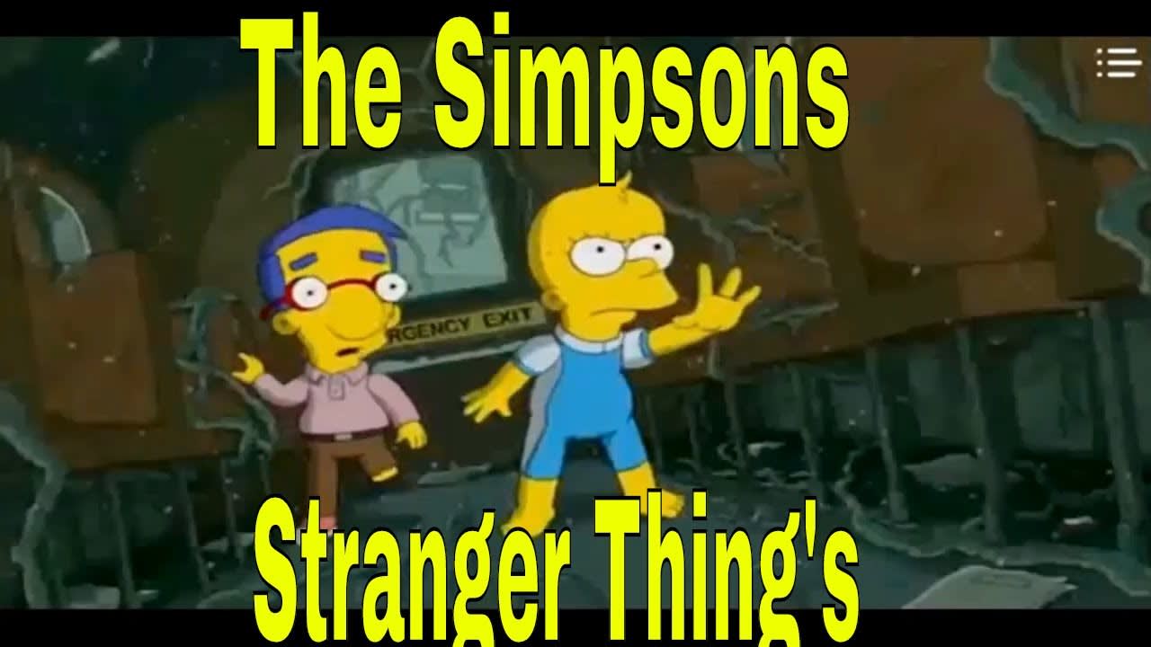 Bart Simpsons 666 S 31 E 04 Horror XXX Heavens Demon met Stranger Things
