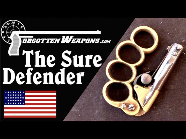 The Sure Defender: An O.G. Knuckleduster Knife Gun