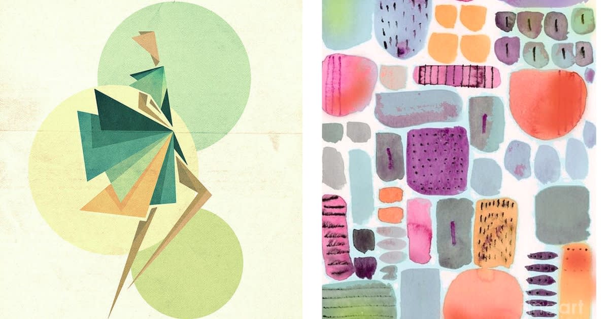 10 Abstract Art Prints to Enhance Your Home's Ambiance