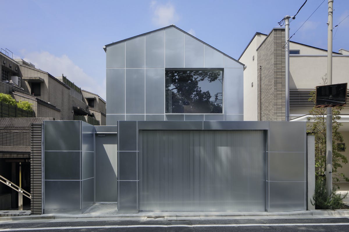 CASE-REAL designs a steel-clad minimalist house in Tokyo