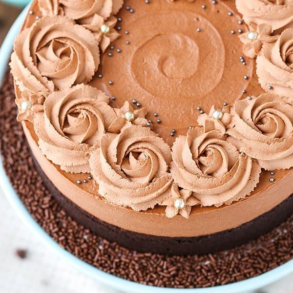 Guinness Chocolate Mousse Cake
