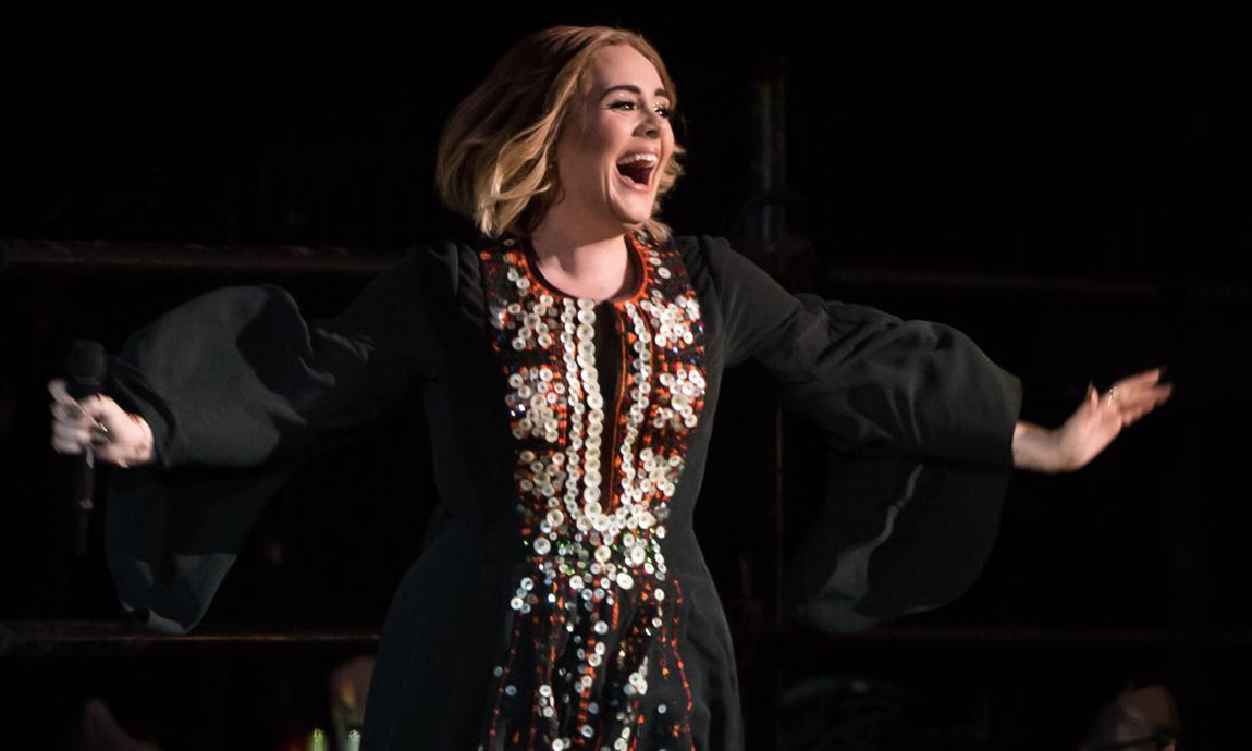Adele shows off weight loss by wearing 2016 performance dress