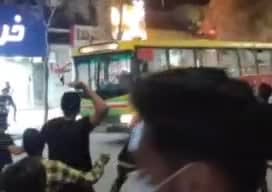 Iranian people didn't let Special forces get out of the bus so they ran away