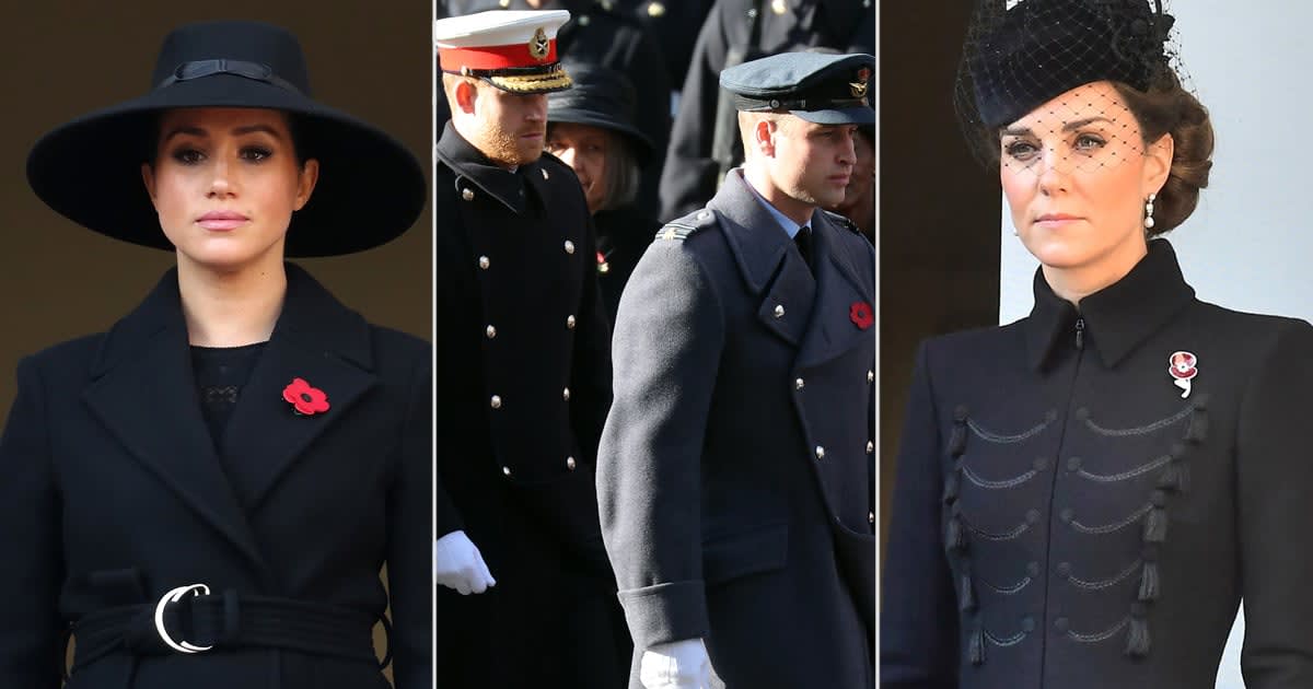 The Royal Family Joined the Queen For the Annual Remembrance Day Service in London