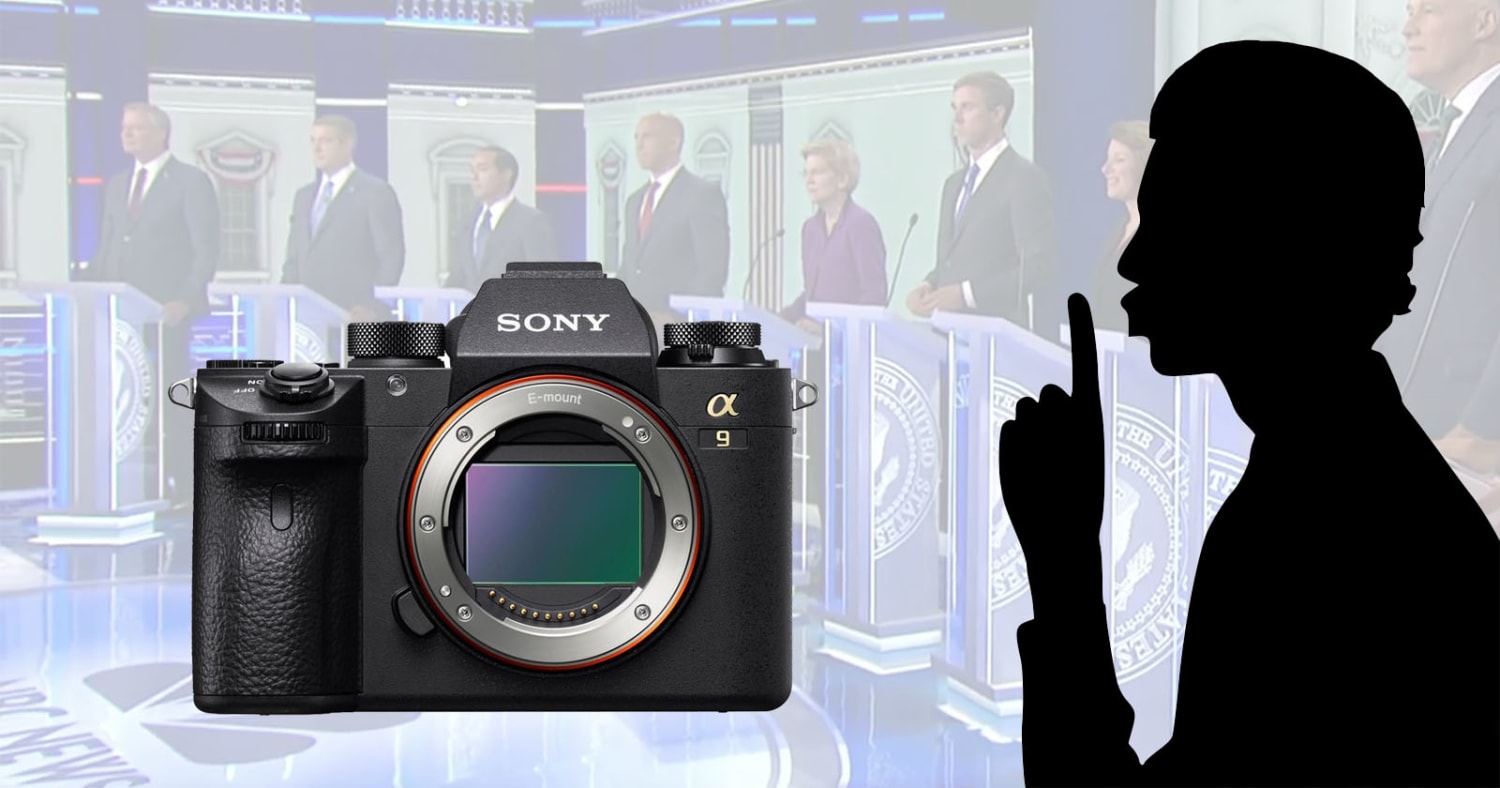 Silent Sony a9 a 'Great Advantage' for Photographer at Democratic Debate
