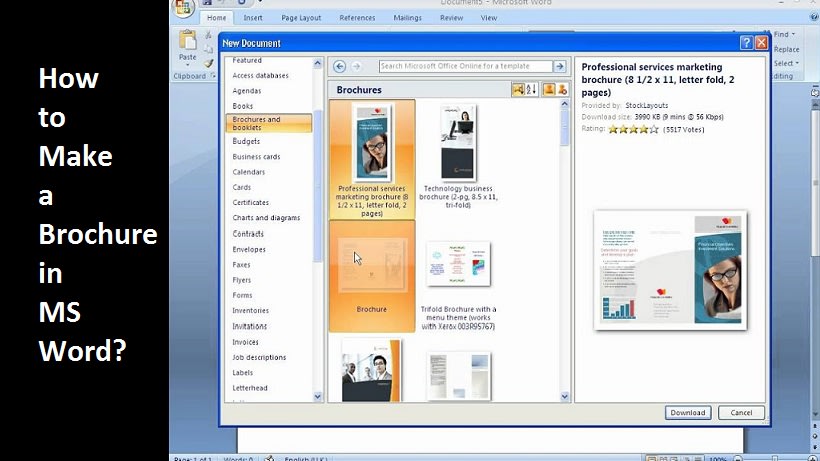How to Make a Brochure in MS Word? - www.office.com/setup