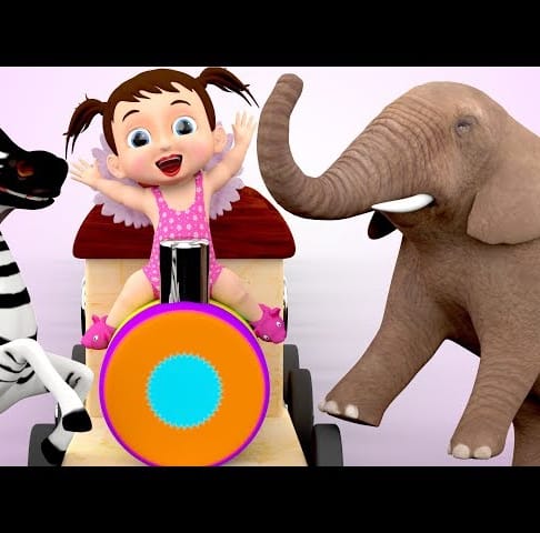 Learning Animals Names for Children with Little Monster Benny & Denny Cartoon Educational Video