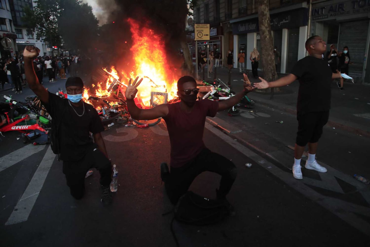 Tensions mar Paris protest as Floyd outrage goes global