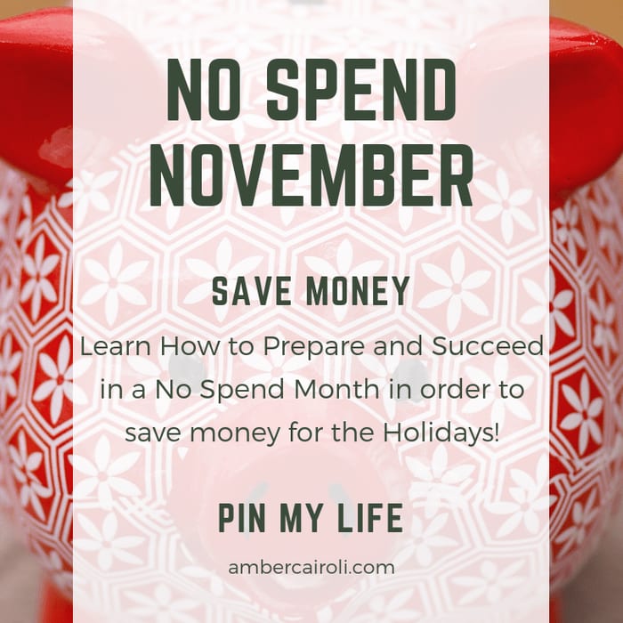 No Spend November!