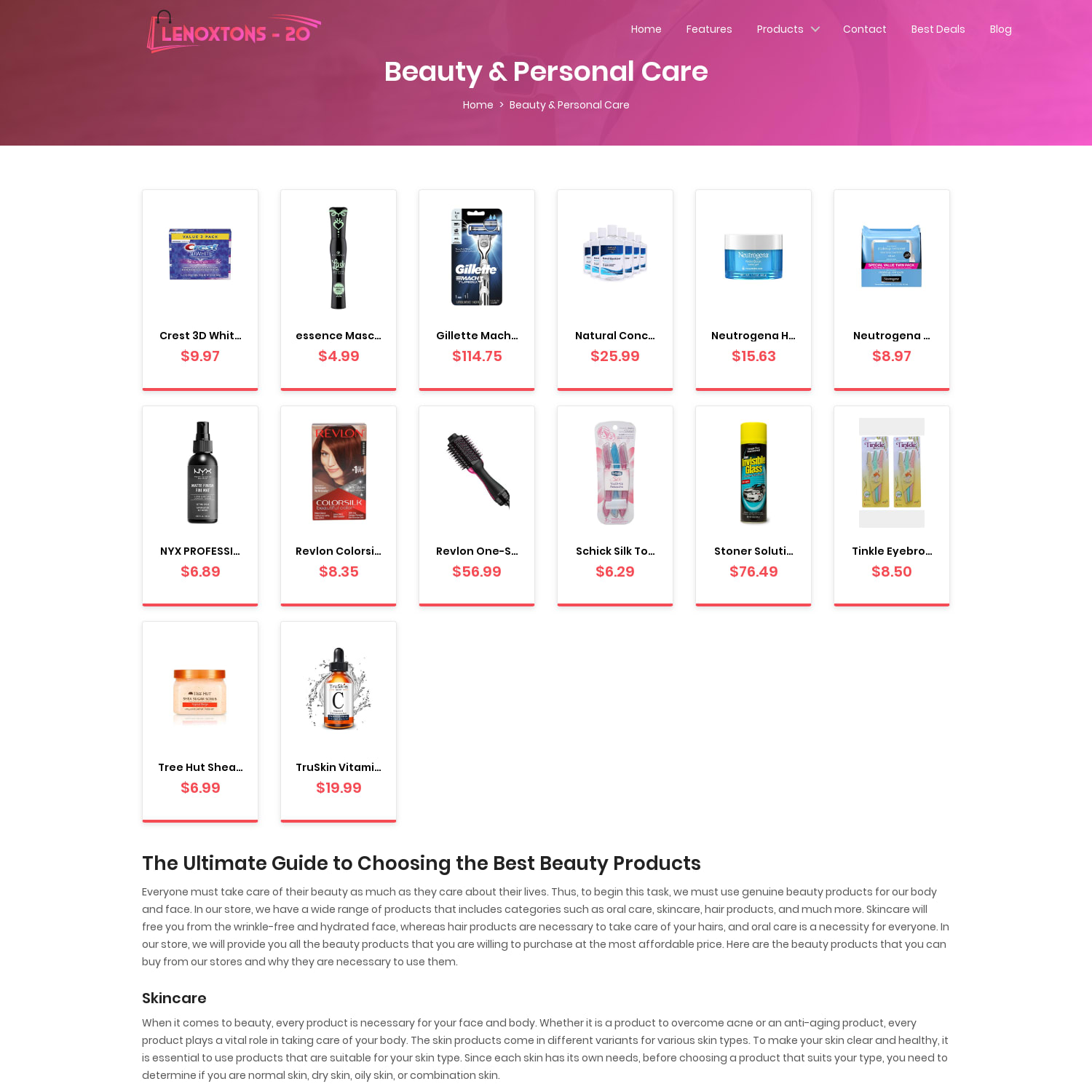 Best Offers on Beauty Products