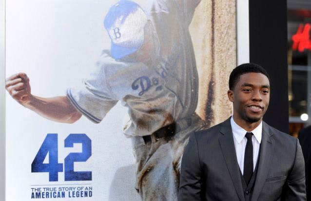 Chadwick Boseman who played Jackie Robinson in 42 ... dies on Jackie Robinson Day 2020 ...