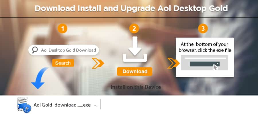 How to download, install, and upgrade AOL desktop gold?