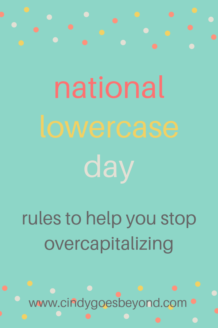 national lowercase day