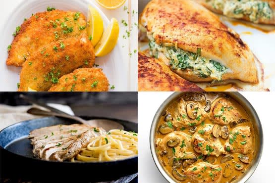 Recipes with chicken breast . Juicy and flavorful