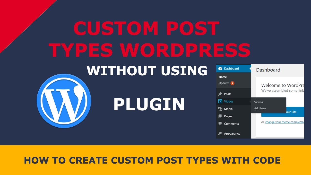 How to Code Custom Post Type in Wordpress Without Plugin