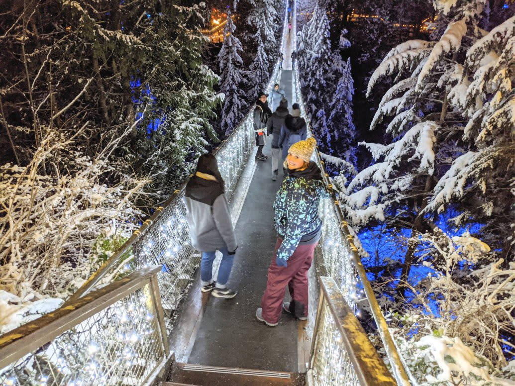 Vancouver winter light displays