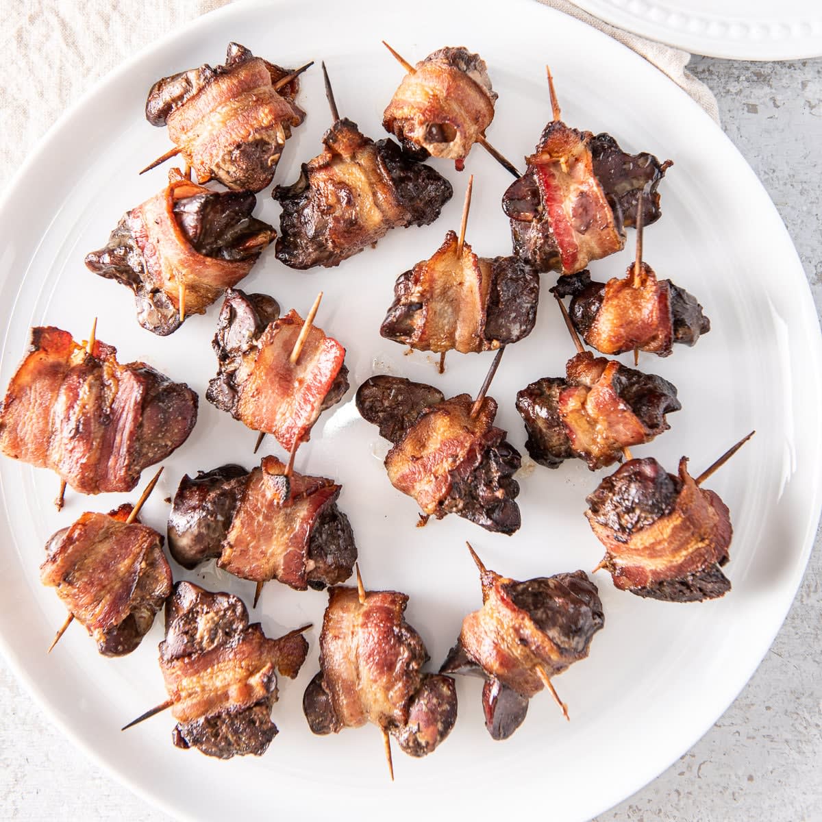 Bacon Wrapped Chicken Livers